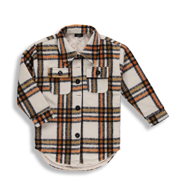 LINED OUTDOOR PLAID SHACKET